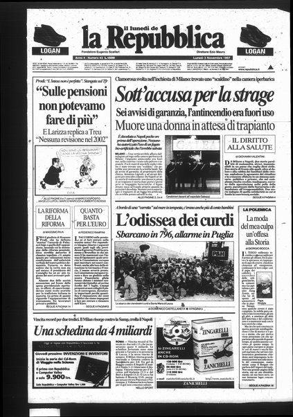 Il lunedì de La repubblica